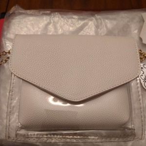 Cream Colored Crossbody Purse